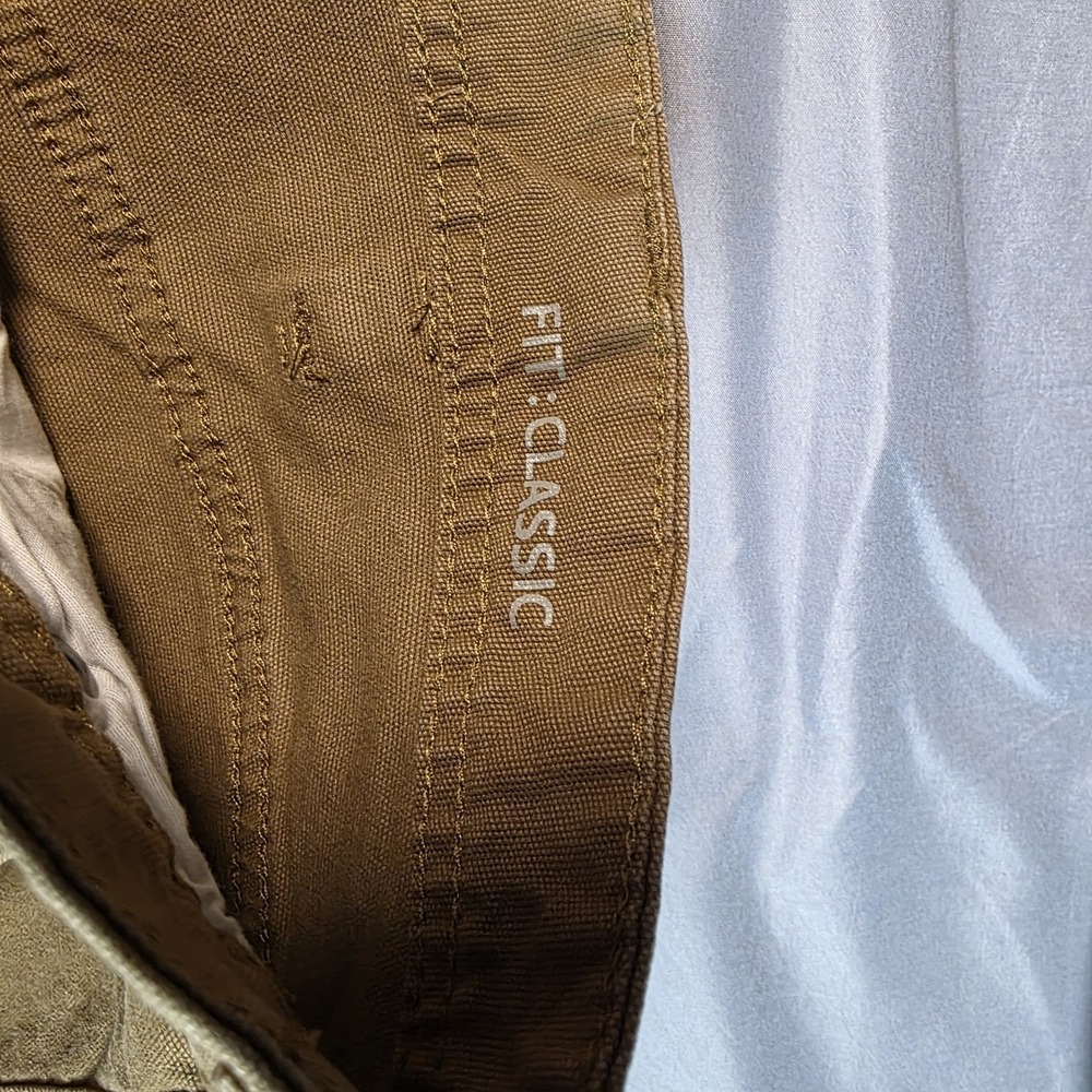 Eddie Bauer Men's Canvas Cargo Utility Shorts Tan 5-Pocket Size 40 NWT - Picture 4 of 10